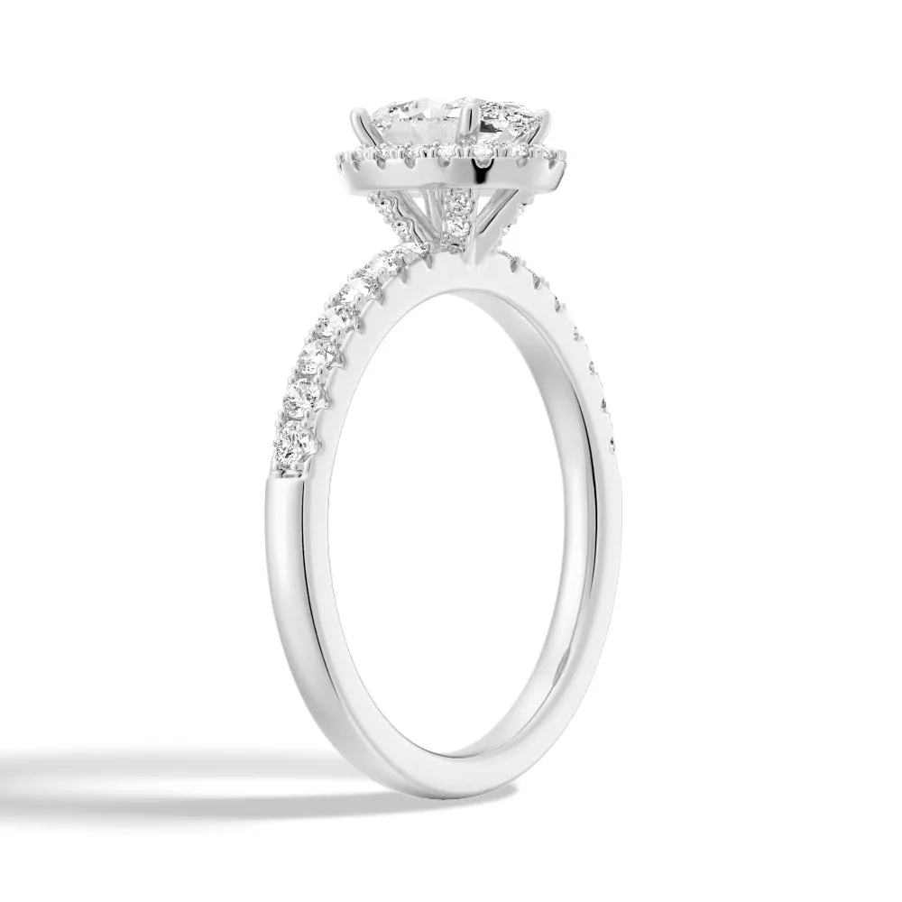1 CT. Brilliant Star Halo Style Engagement Ring sold by MSBLUE Jewelry product image thumbnail 2