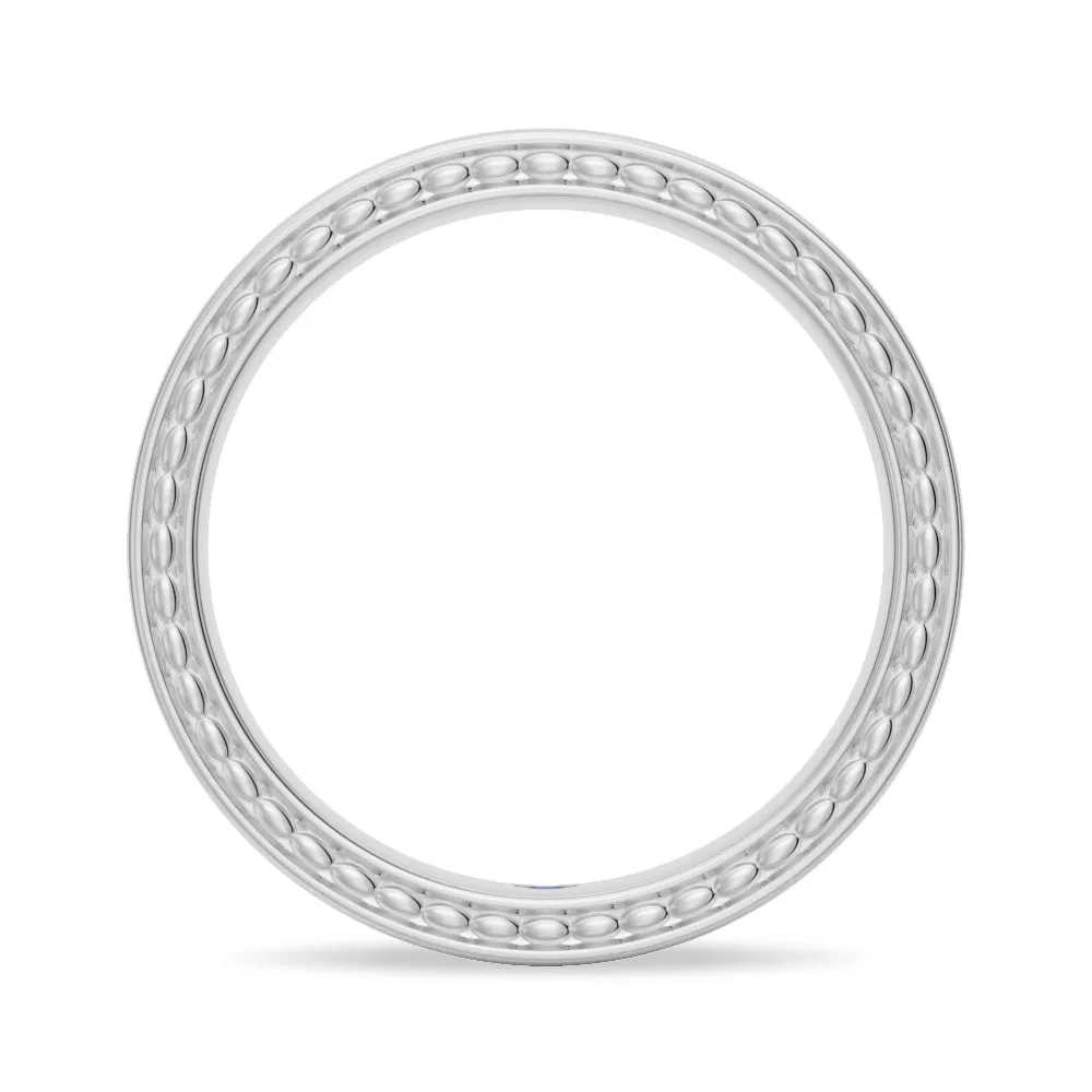 4.4mm High Polished Finish Men's Wedding Band sold by MSBLUE Jewelry product image thumbnail 3