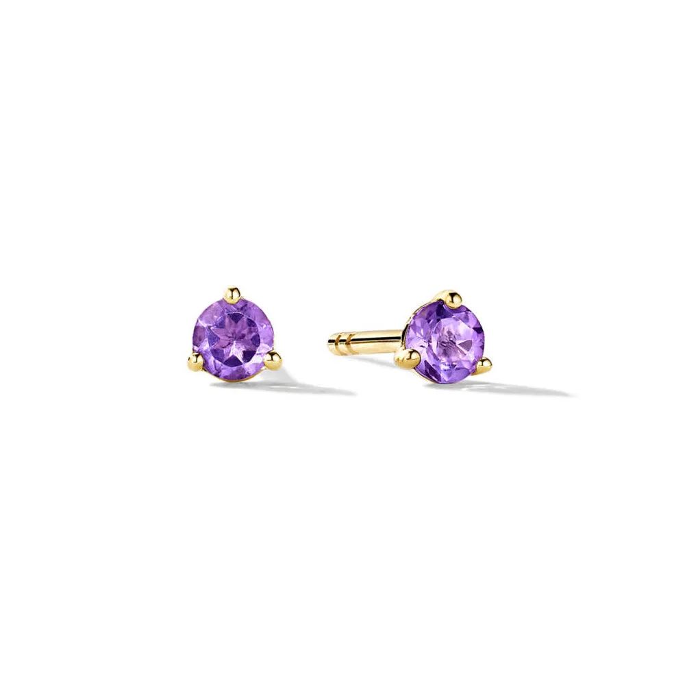 Solitaire 12 Birthstones Mini Studs sold by MSBLUE Jewelry product image thumbnail 4