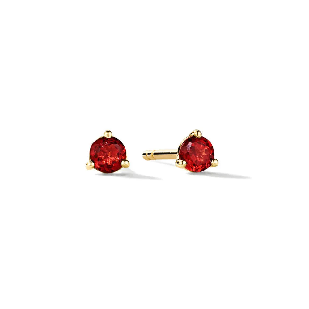 Solitaire 12 Birthstones Mini Studs sold by MSBLUE Jewelry product image thumbnail 5