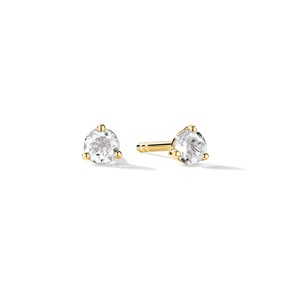 Solitaire 12 Birthstones Mini Studs sold by MSBLUE Jewelry product image thumbnail 2