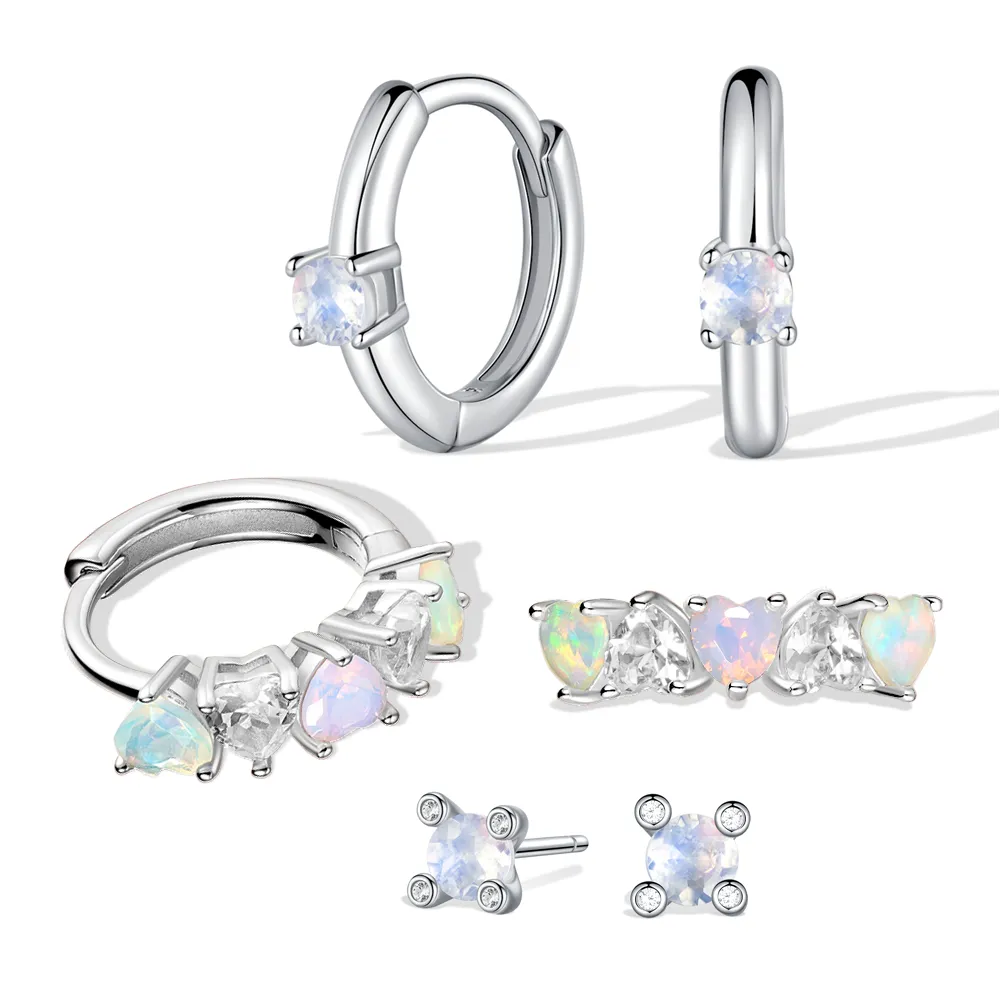 Starlight & Chic & Twinkle Moonstone Earrings Sets sold by MSBLUE Jewelry