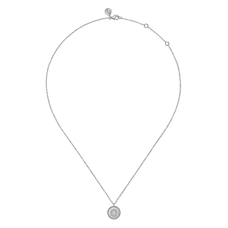 Initial O Medallion Necklace sold by MSBLUE Jewelry product image thumbnail 4
