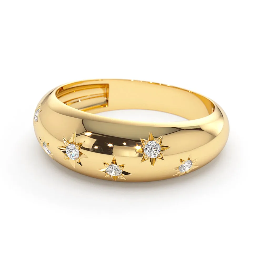 Bold Starburst Dome Ring sold by MSBLUE Jewelry product image thumbnail 3