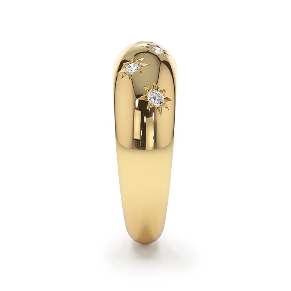 Bold Starburst Dome Ring sold by MSBLUE Jewelry product image thumbnail 5