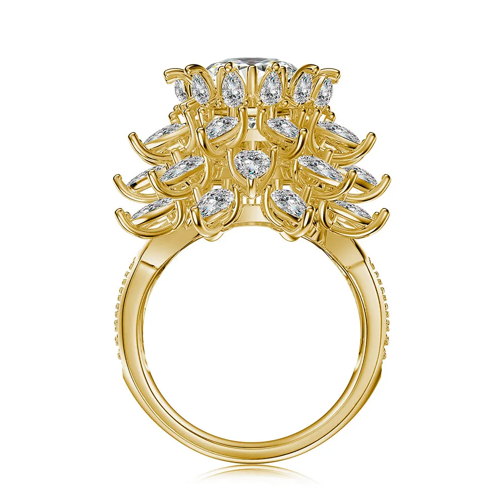 4 CT. Unique Style Prong Set Round Halo Ring sold by MSBLUE Jewelry product image thumbnail 5