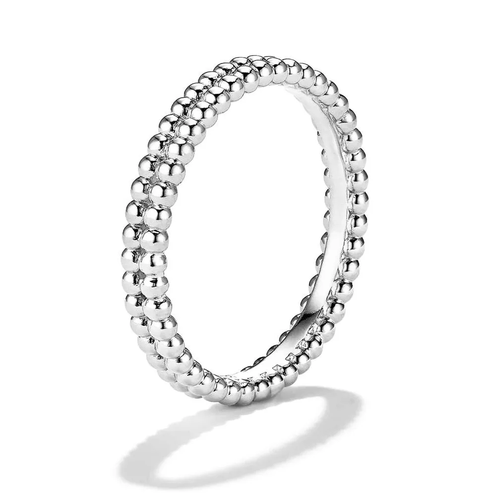 Double Row Beaded Stacker Ring sold by MSBLUE Jewelry product image thumbnail 5