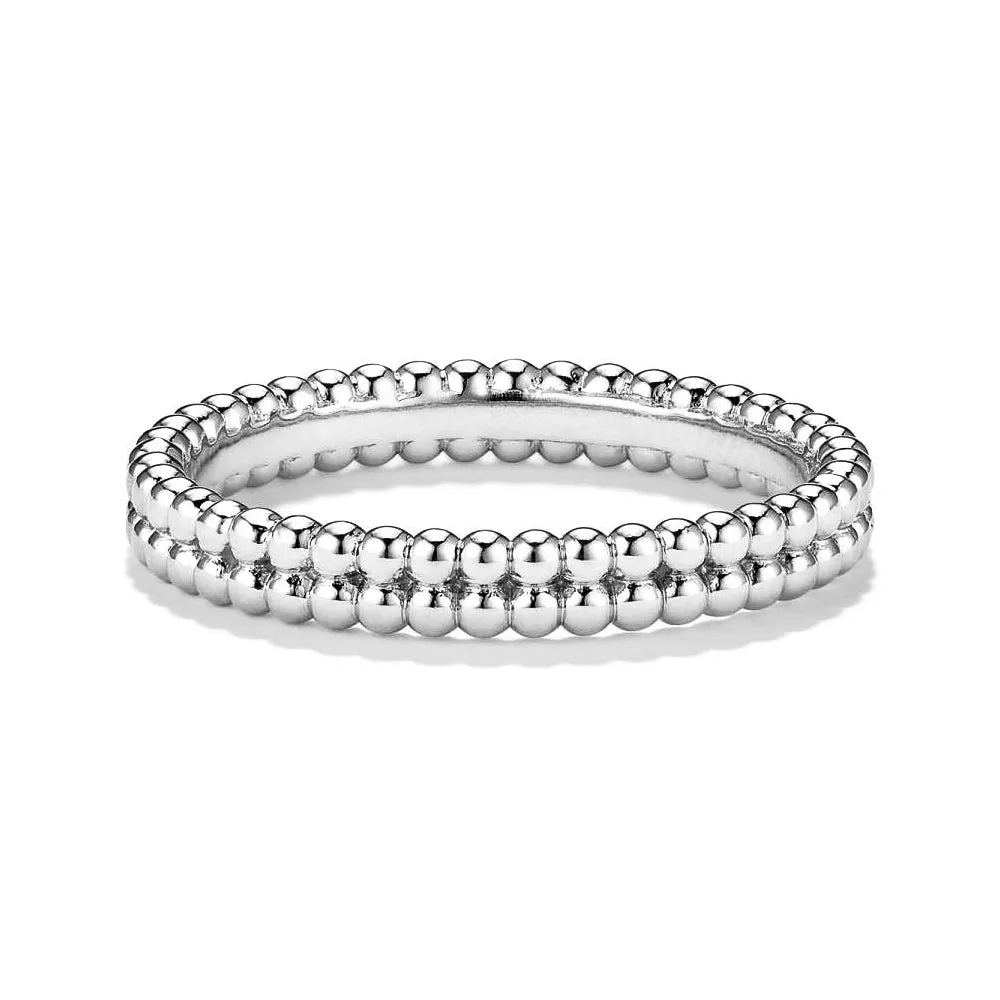 Double Row Beaded Stacker Ring sold by MSBLUE Jewelry product image thumbnail 2