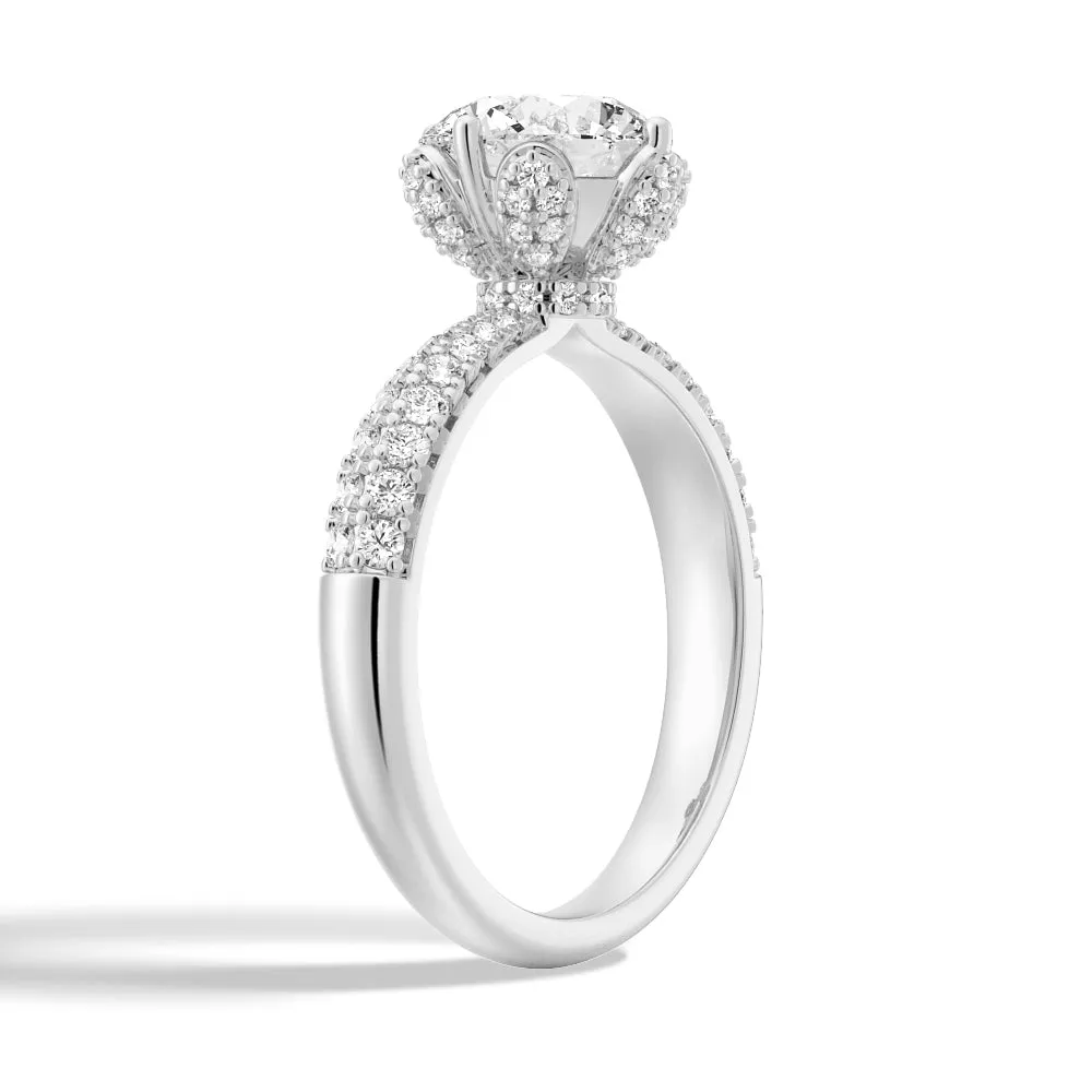 1 CT. Rose Six-Prong Moissanite Engagement Ring sold by MSBLUE Jewelry product image thumbnail 2