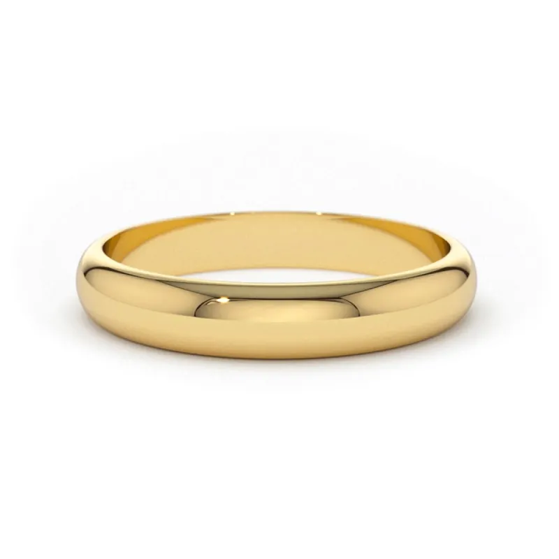 Classic High Polished Wedding Band sold by MSBLUE Jewelry