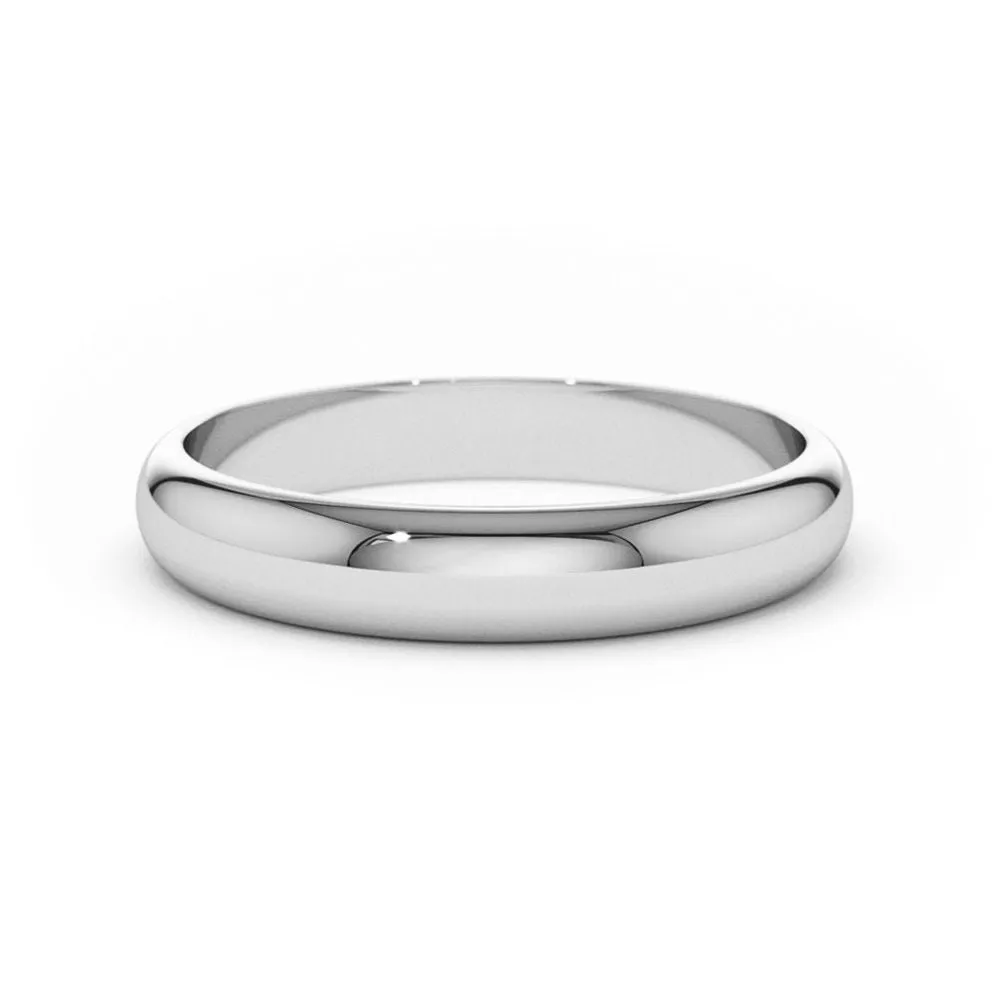 Classic High Polished Wedding Band sold by MSBLUE Jewelry product image thumbnail 2