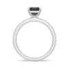 2 CT. Four Prong Emerald Cut Alexandrite Engagement Ring sold by MSBLUE Jewelry