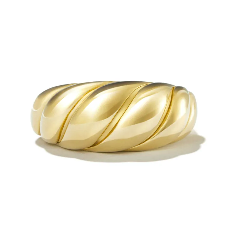 Bold Croissant Ring made by MSBLUE Jewelry