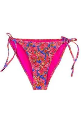 Maui String-Tie Bikini Bottoms - Tropical Punch sold by Sabal Swim product image thumbnail 4