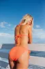 Maui String-Tie Bikini Bottoms - Vivid Glow Crinkle sold by Sabal Swim