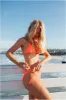Maui String-Tie Bikini Bottoms - Vivid Glow Crinkle sold by Sabal Swim