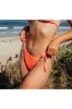 Maui String-Tie Bikini Bottoms - Vivid Glow Crinkle sold by Sabal Swim