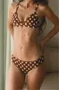 Palm Beach Classic Bikini Bottoms -Brown Polka Dot sold by Sabal Swim
