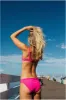 Palm Beach Classic Bikini Bottoms - Pink Hibiscus sold by Sabal Swim