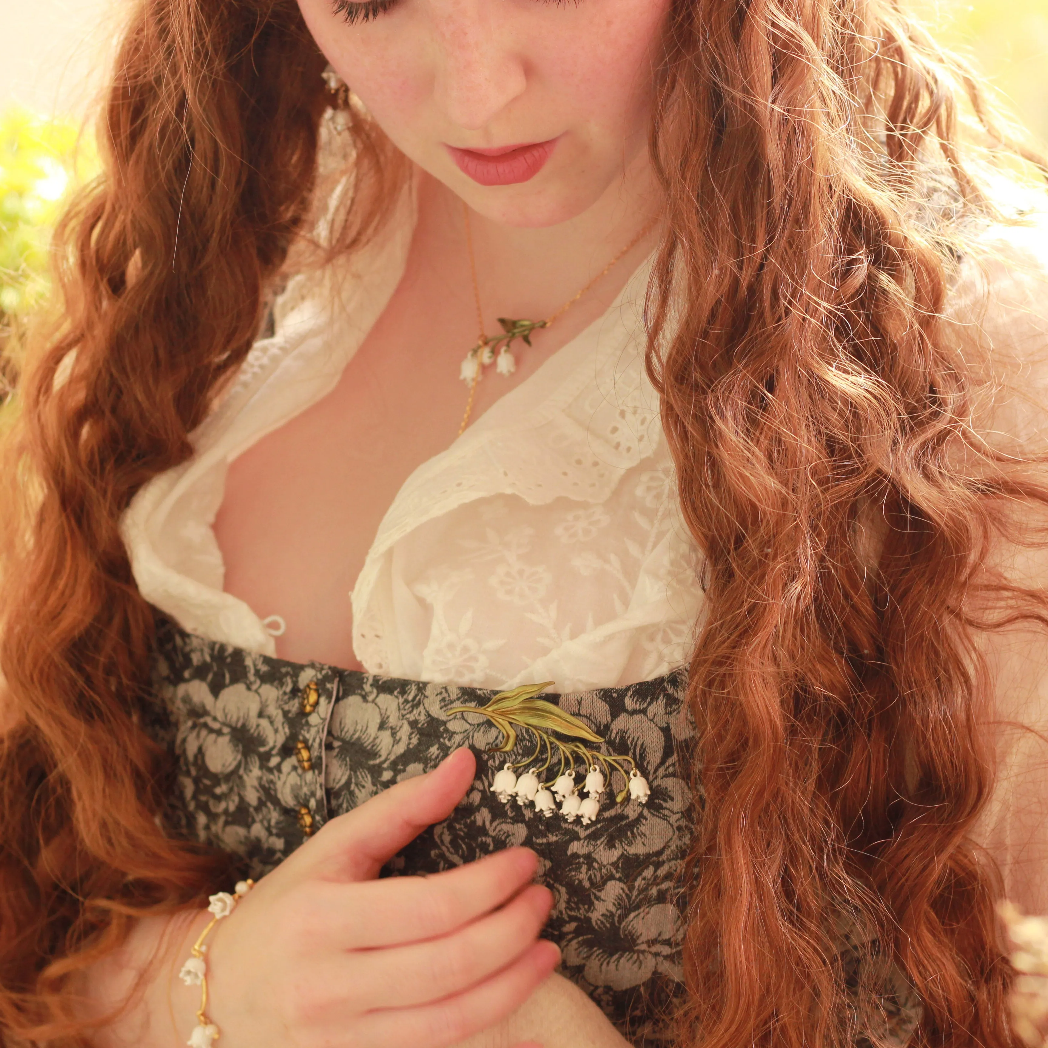 Lily Of The Valley Brooch sold by Selenichast product image thumbnail 4