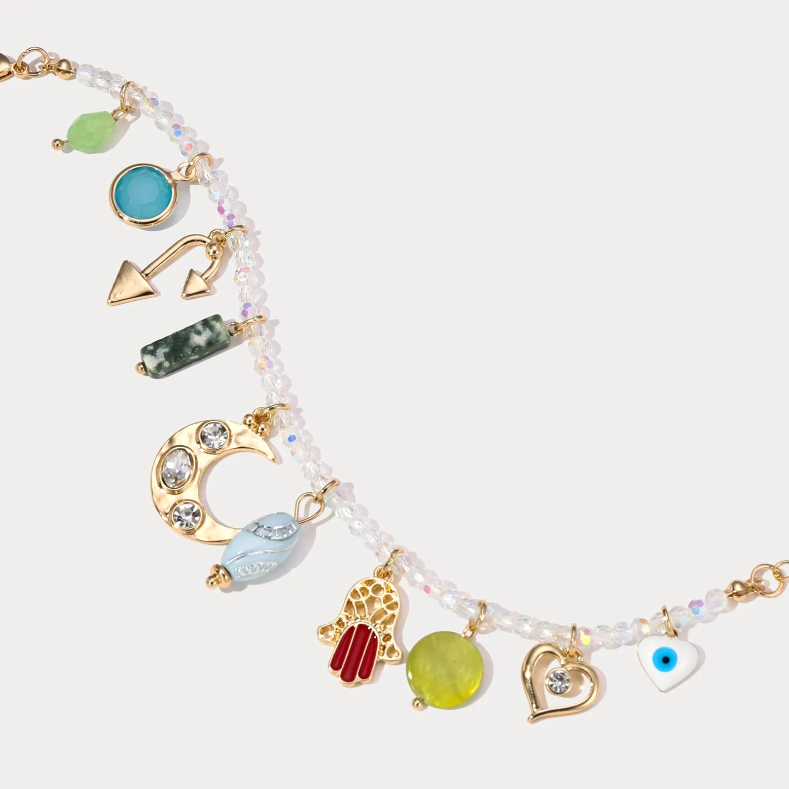 Evil Eye Colorful Beaded Bracelet sold by Selenichast product image thumbnail 4