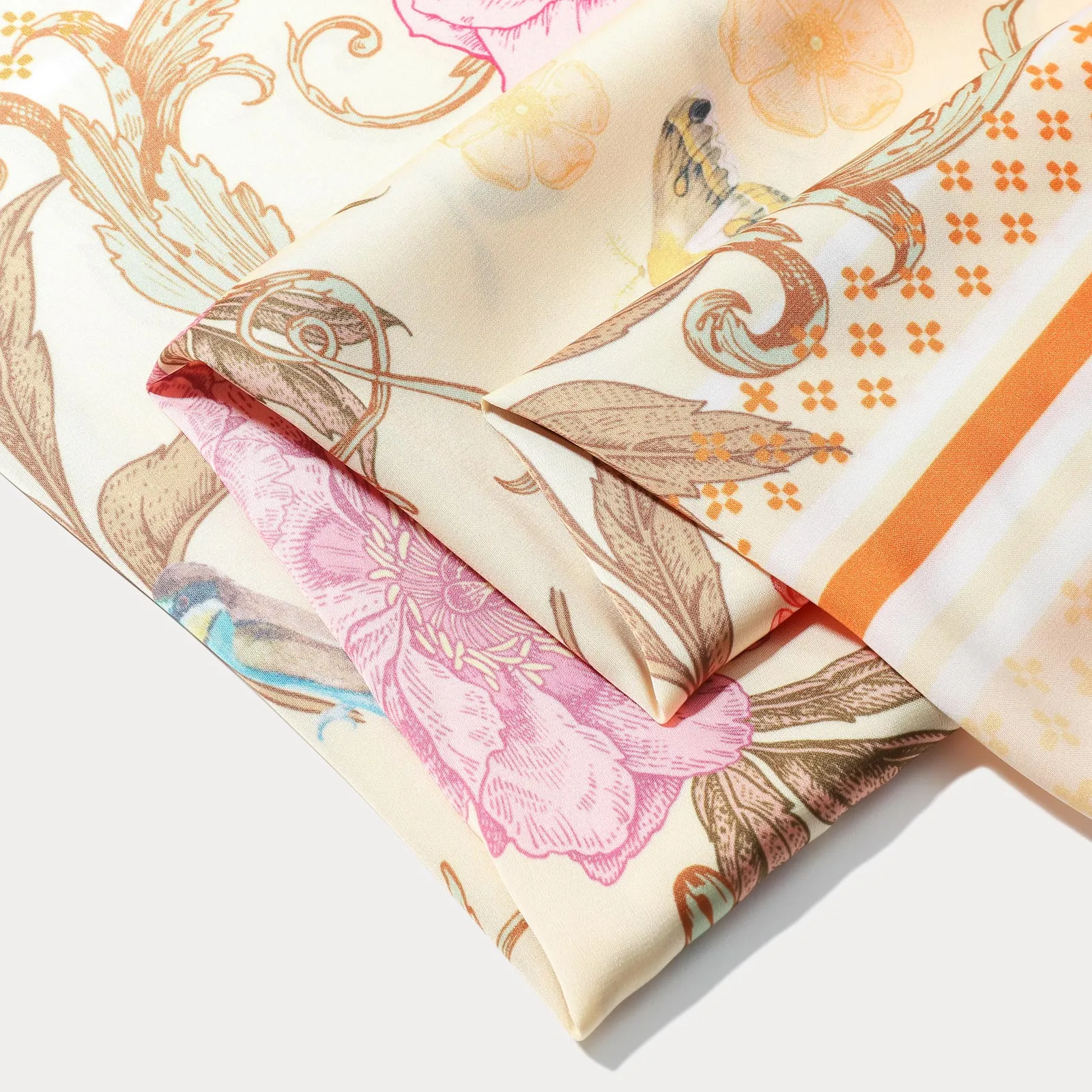 Floral Silk Square Scarf sold by Selenichast product image thumbnail 2