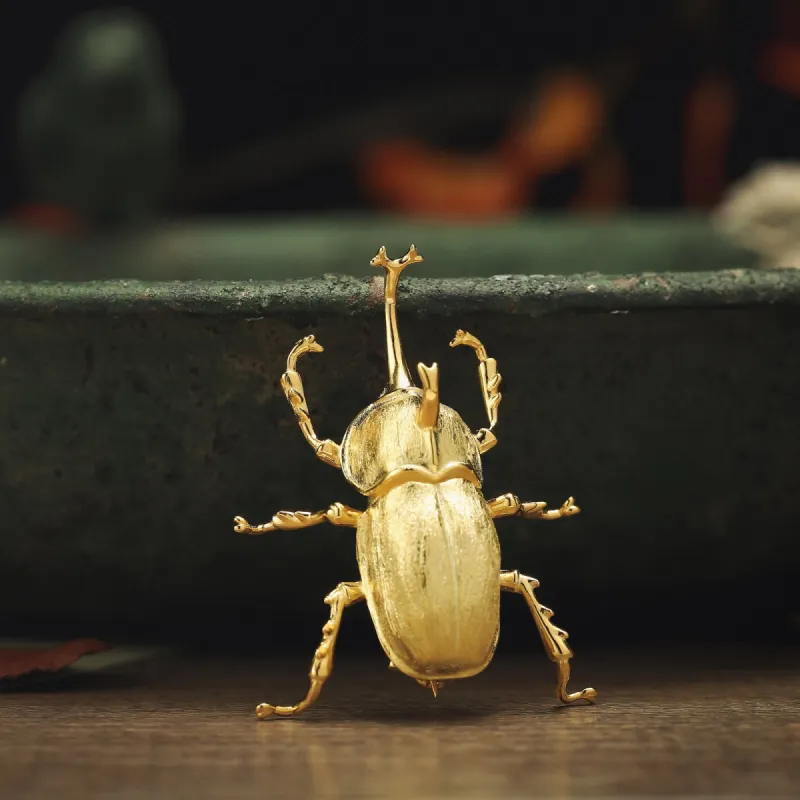 Vintage Beetle Brooch sold by Selenichast