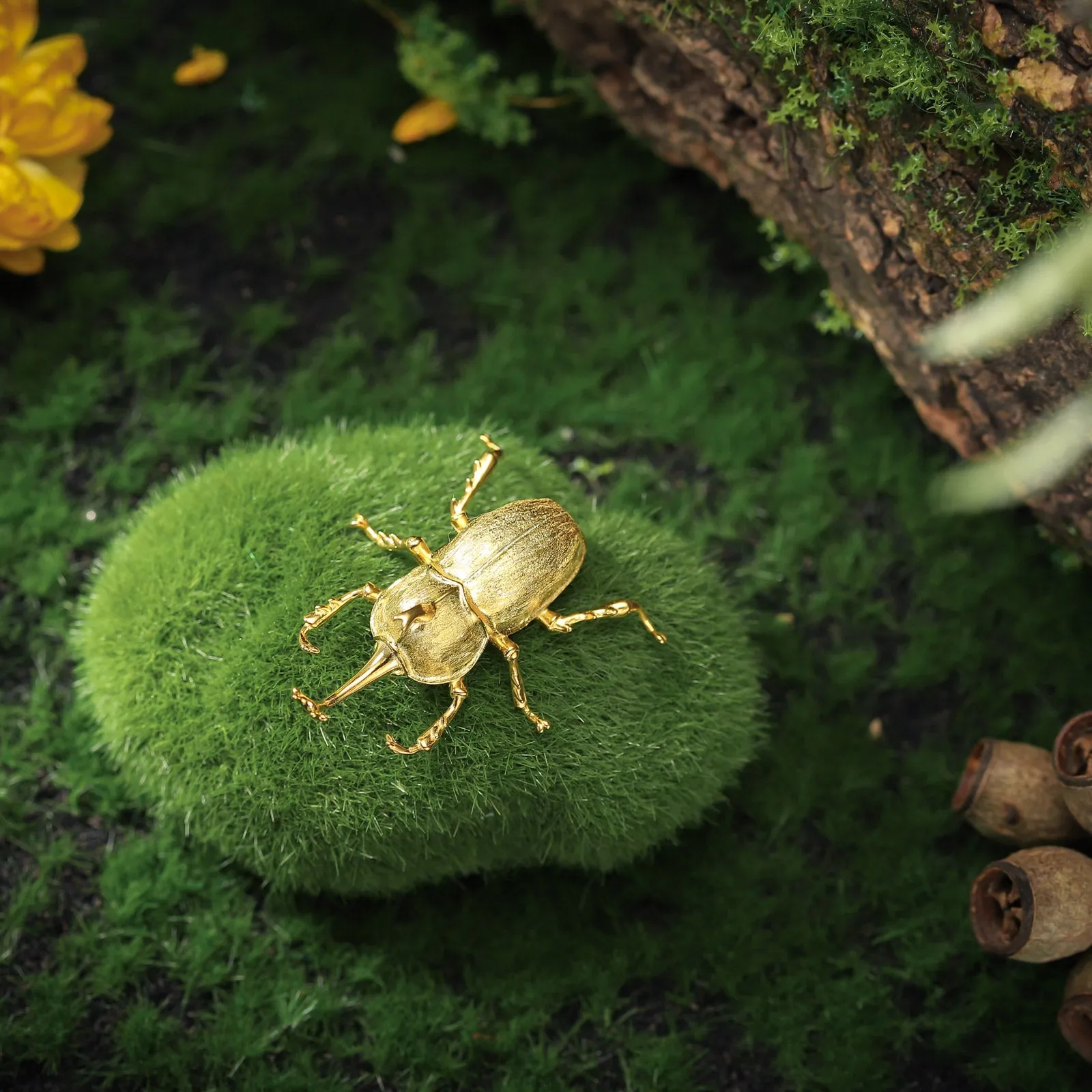 Vintage Beetle Brooch sold by Selenichast product image thumbnail 5