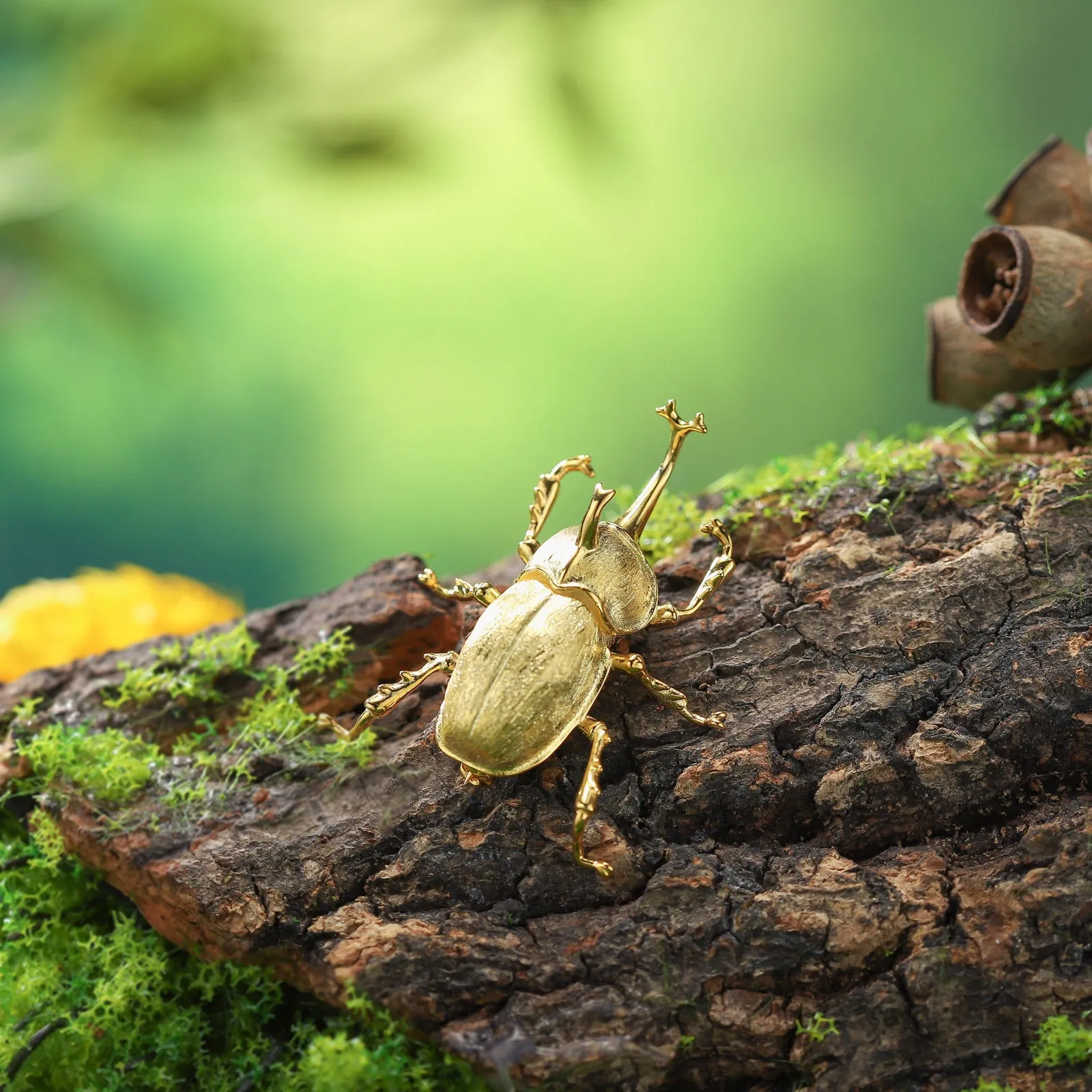 Vintage Beetle Brooch sold by Selenichast product image thumbnail 3