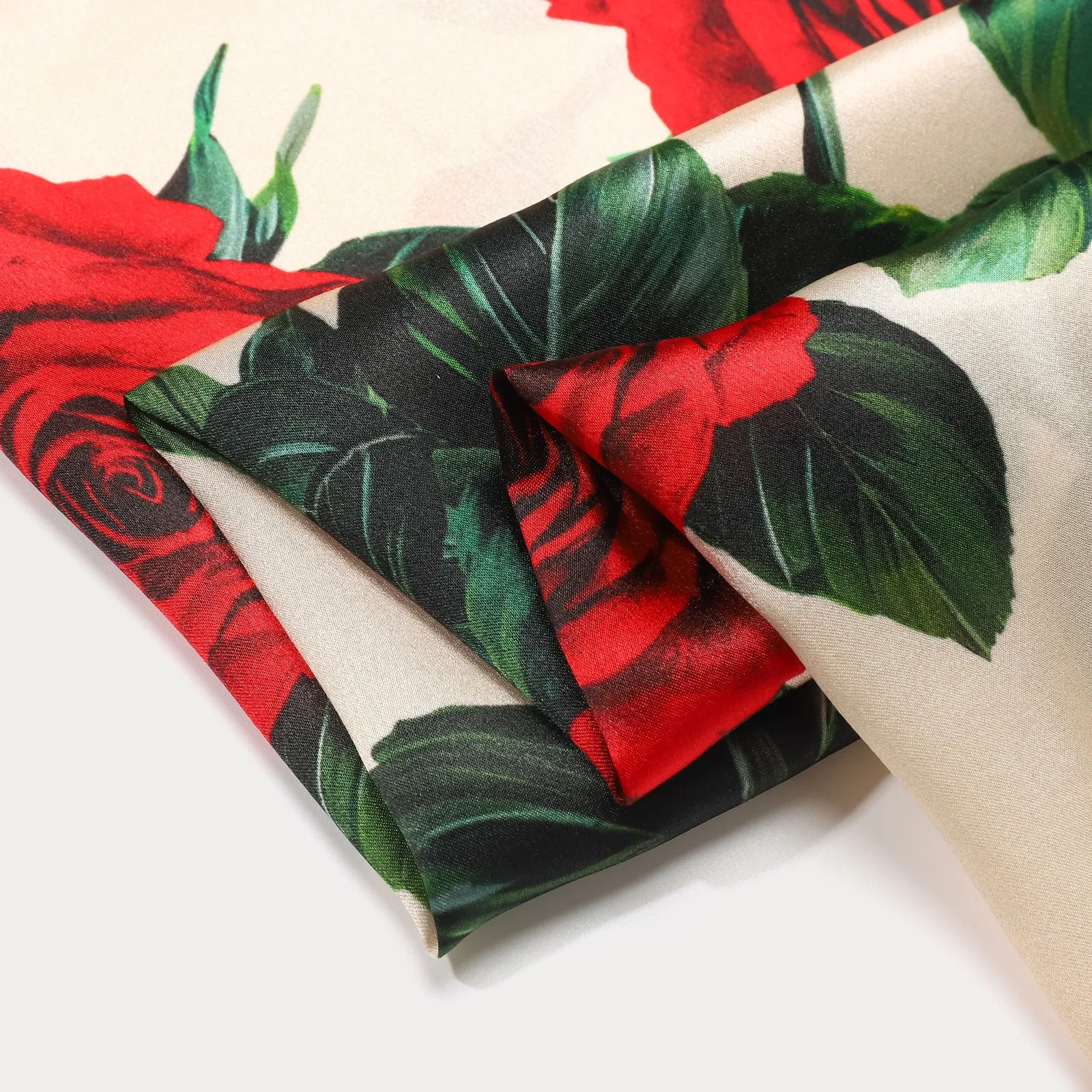 Rose Champagne Square Scarf sold by Selenichast product image thumbnail 3