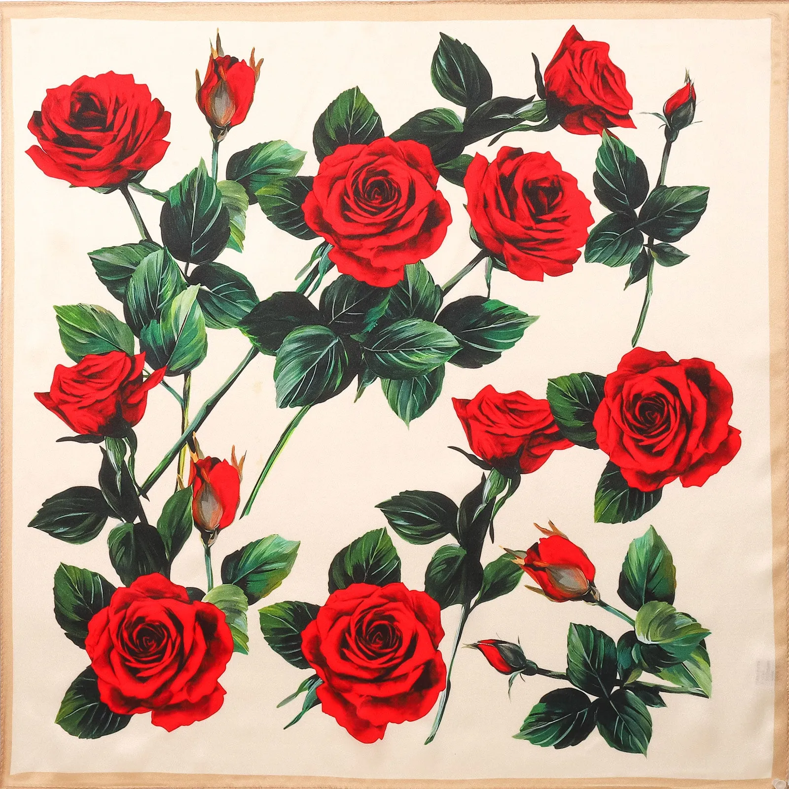 Rose Champagne Square Scarf sold by Selenichast