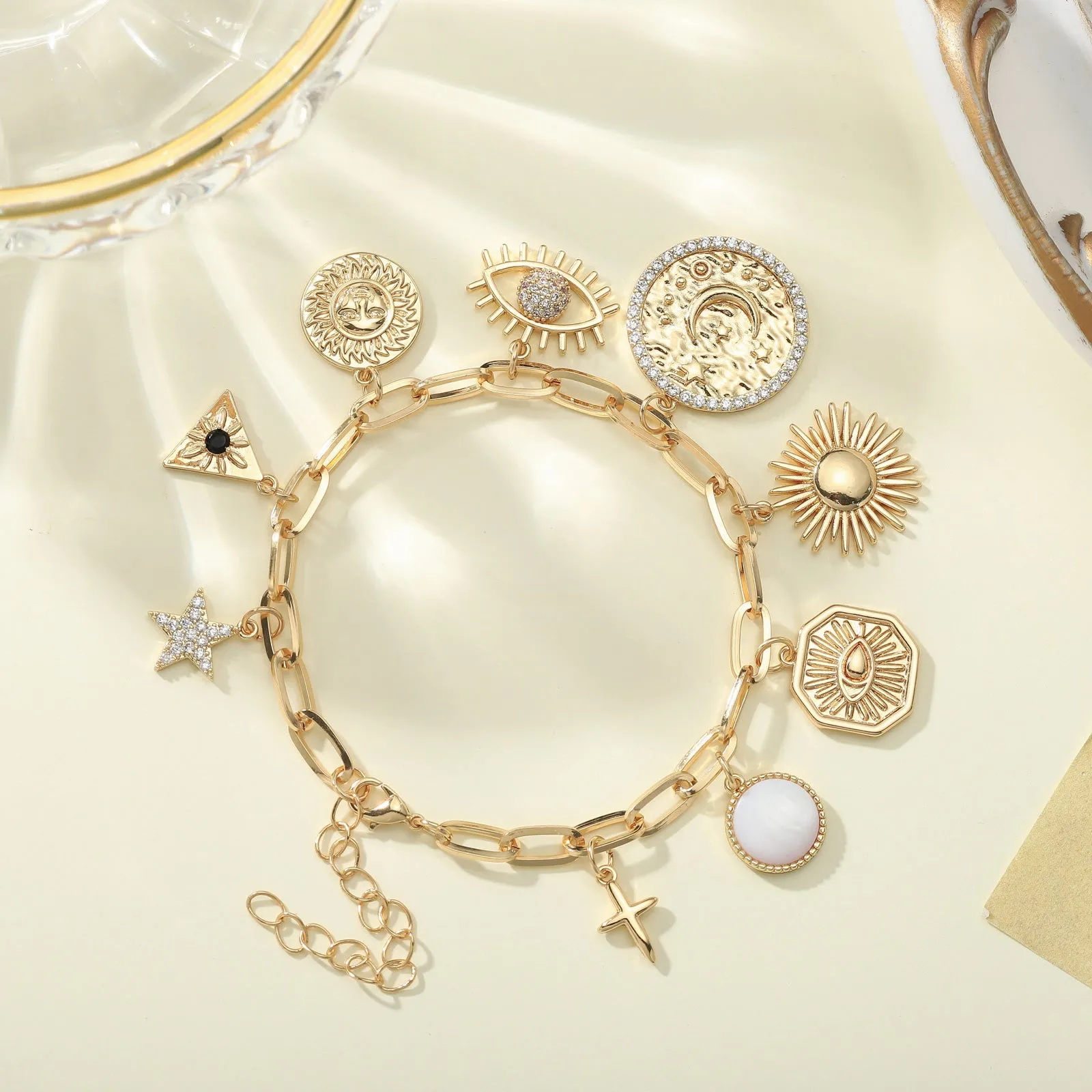 Celestial Evil Eye Bracelet sold by Selenichast product image thumbnail 4