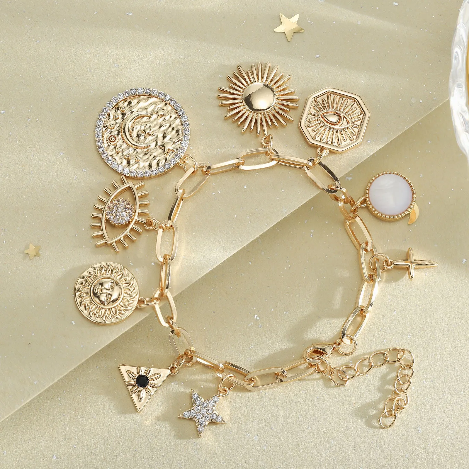 Celestial Evil Eye Bracelet sold by Selenichast product image thumbnail 5