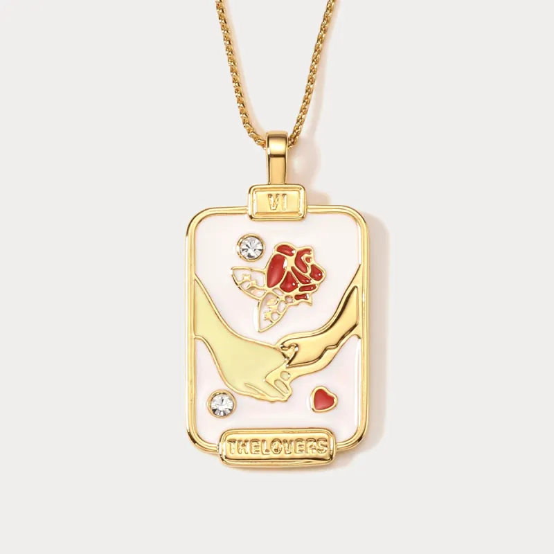 Lover Tarot Necklace sold by Selenichast