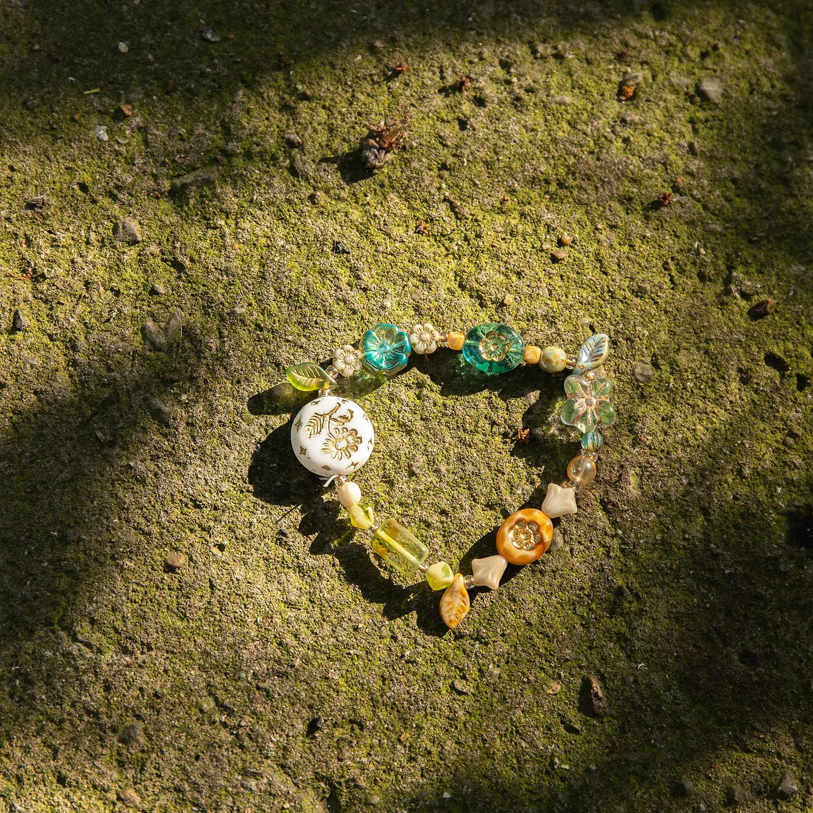 Beaded Flower Bracelet sold by Selenichast product image thumbnail 5