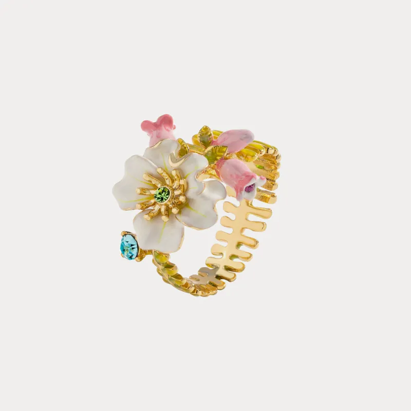 Raspberry & Lily of the Valley Ring sold by Selenichast