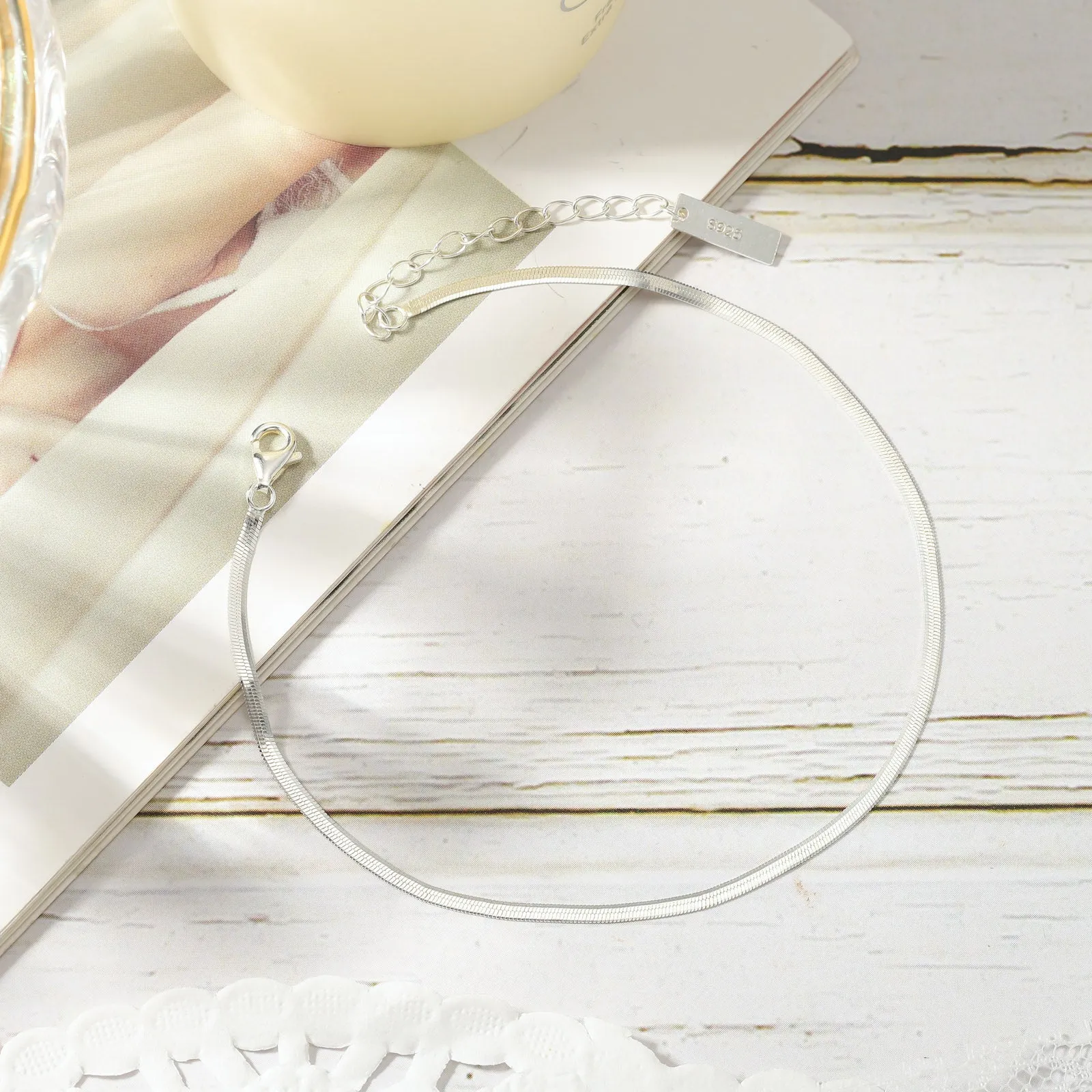 Herringbone Anklet sold by Selenichast product image thumbnail 3