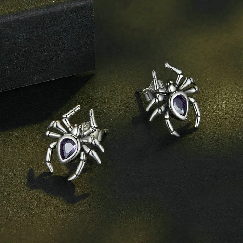 Gothic Spider Stud Earrings sold by Selenichast product image thumbnail 3