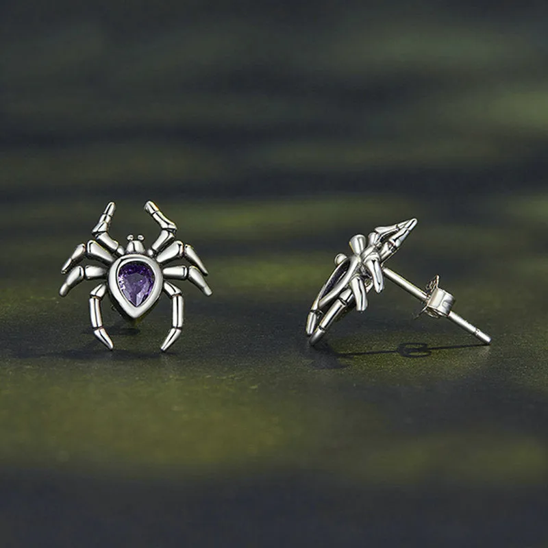 Gothic Spider Stud Earrings sold by Selenichast product image thumbnail 5
