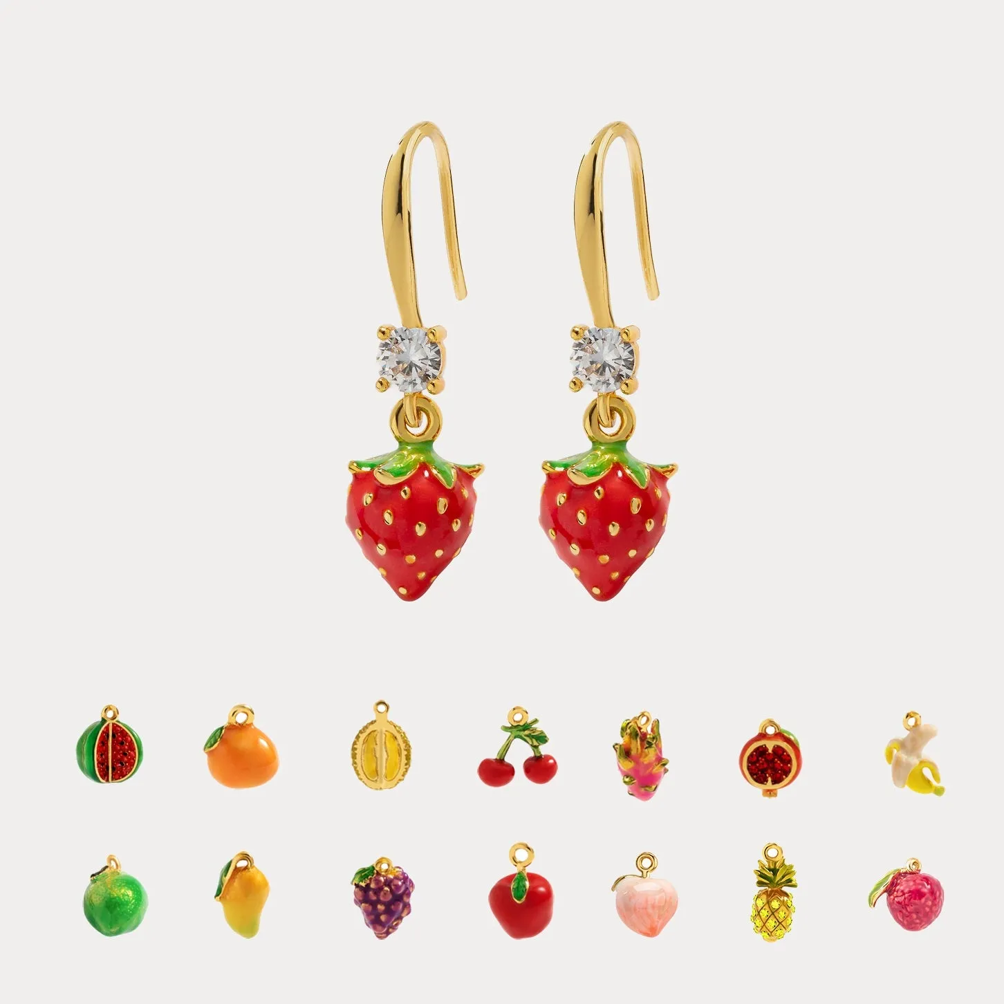 Fruit Earrings sold by Selenichast