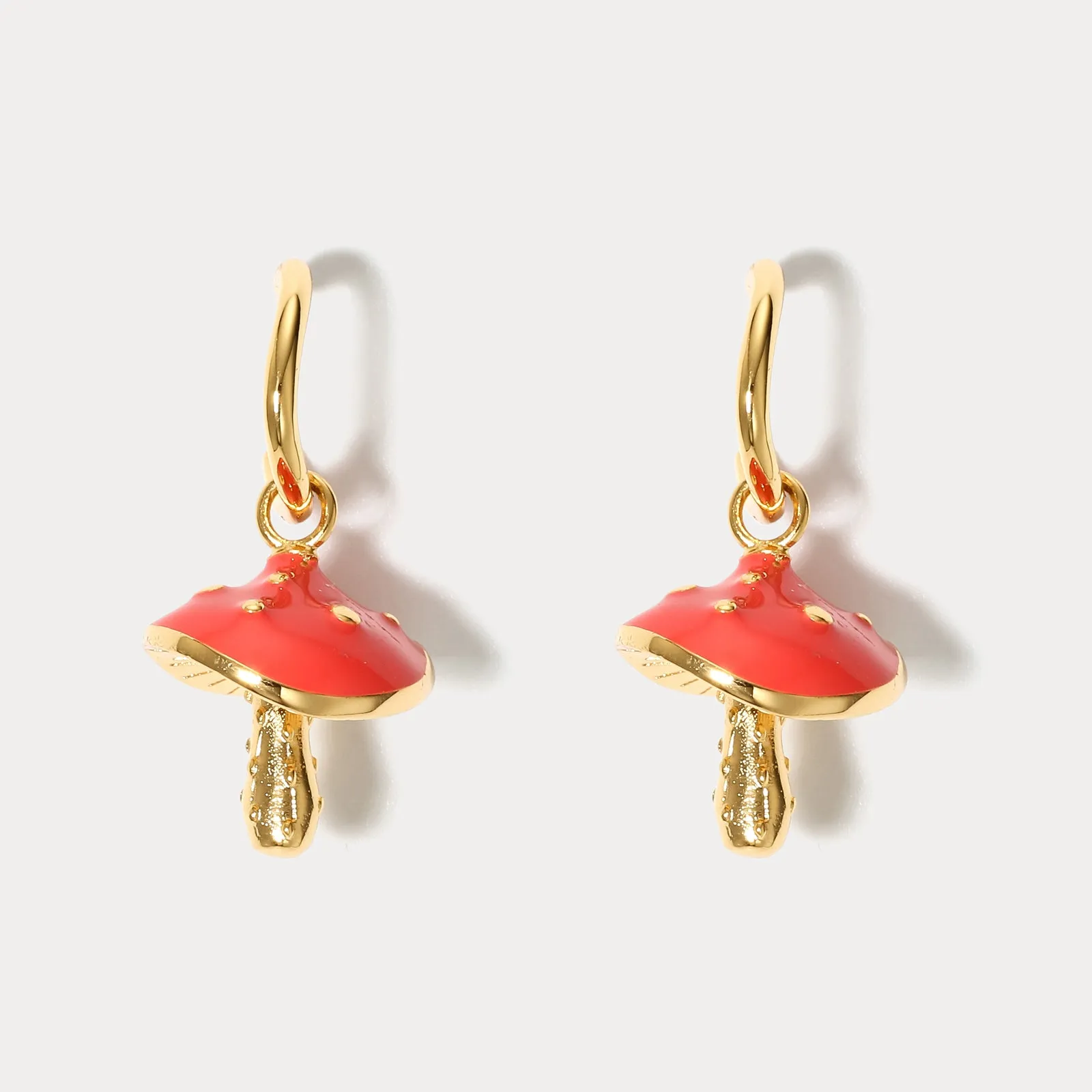 Mushroom Earrings sold by Selenichast