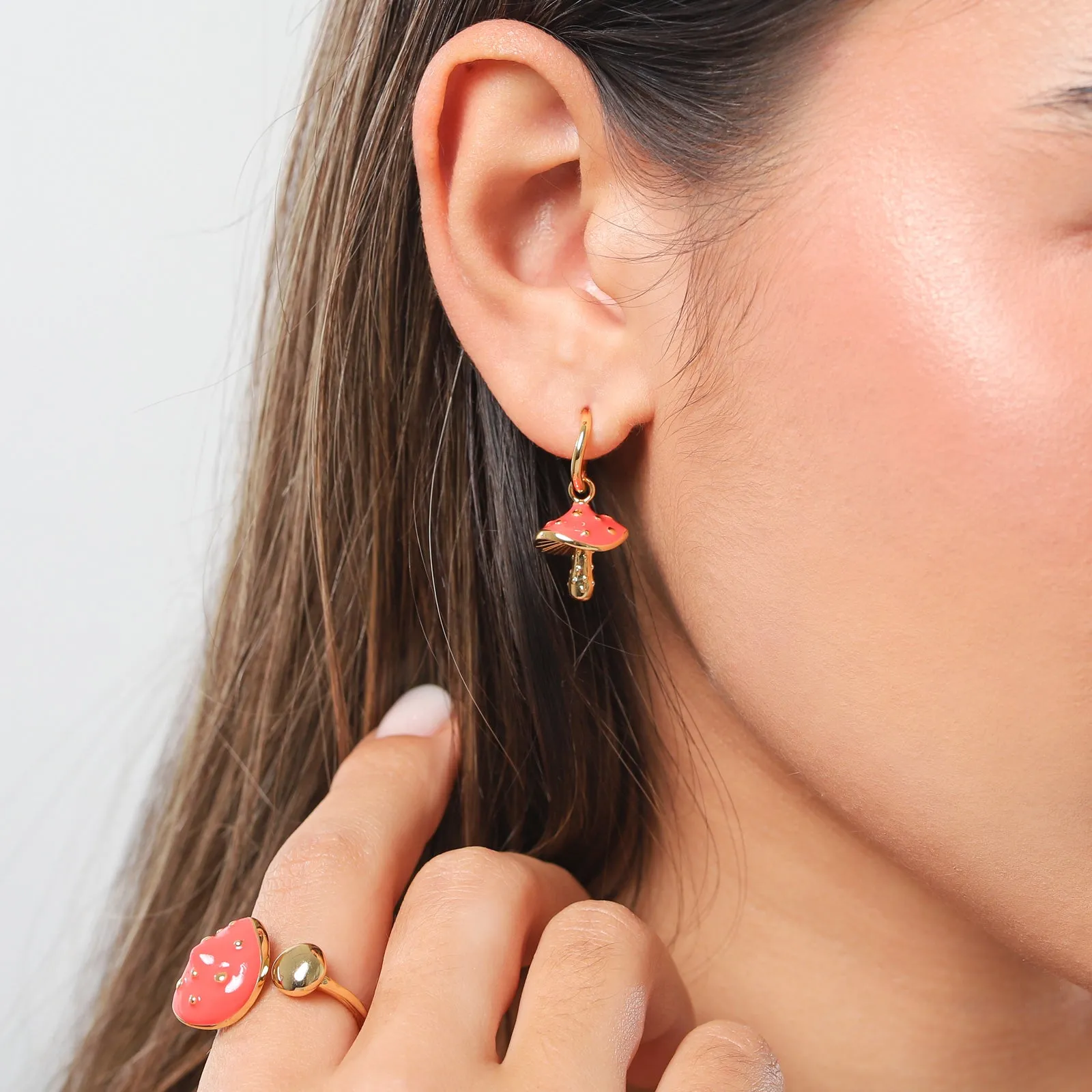 Mushroom Earrings sold by Selenichast product image thumbnail 3