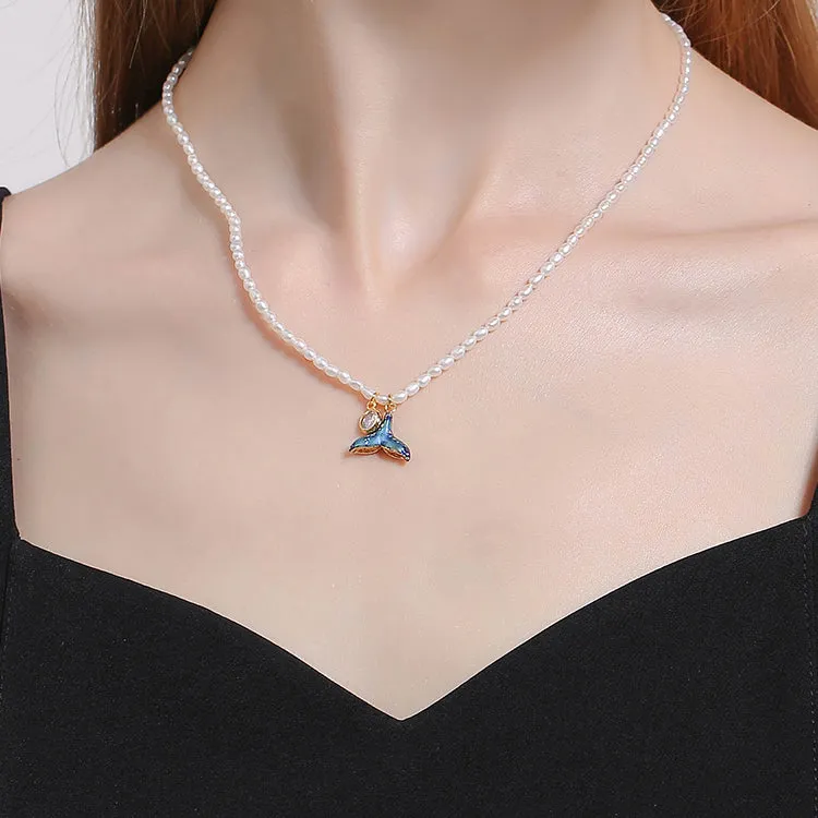 Mermaid Tail Pearl Necklace sold by Selenichast product image thumbnail 5