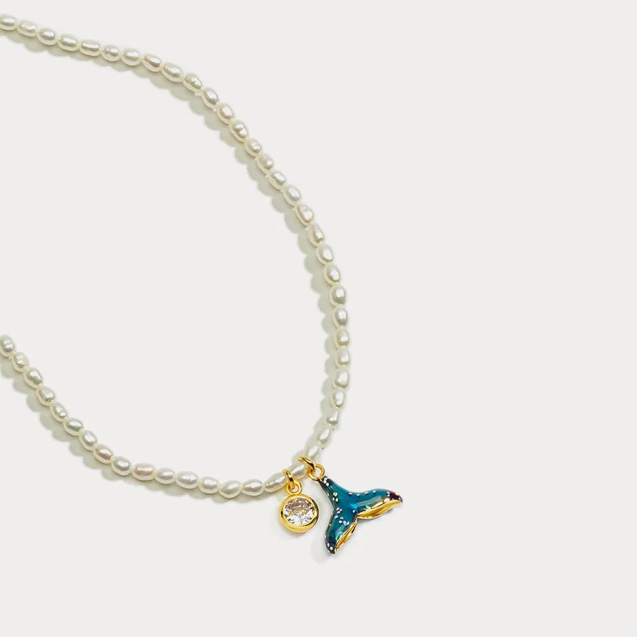 Mermaid Tail Pearl Necklace sold by Selenichast product image thumbnail 4