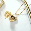 Gold Heart Locket Necklace sold by Selenichast