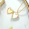 Gold Heart Locket Necklace sold by Selenichast