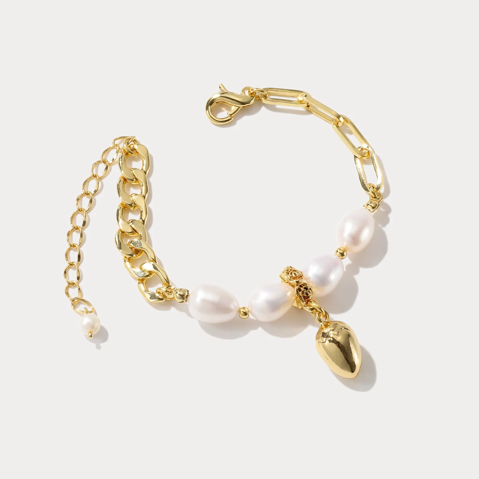 Pearl Chain Bracelet sold by Selenichast product image thumbnail 5