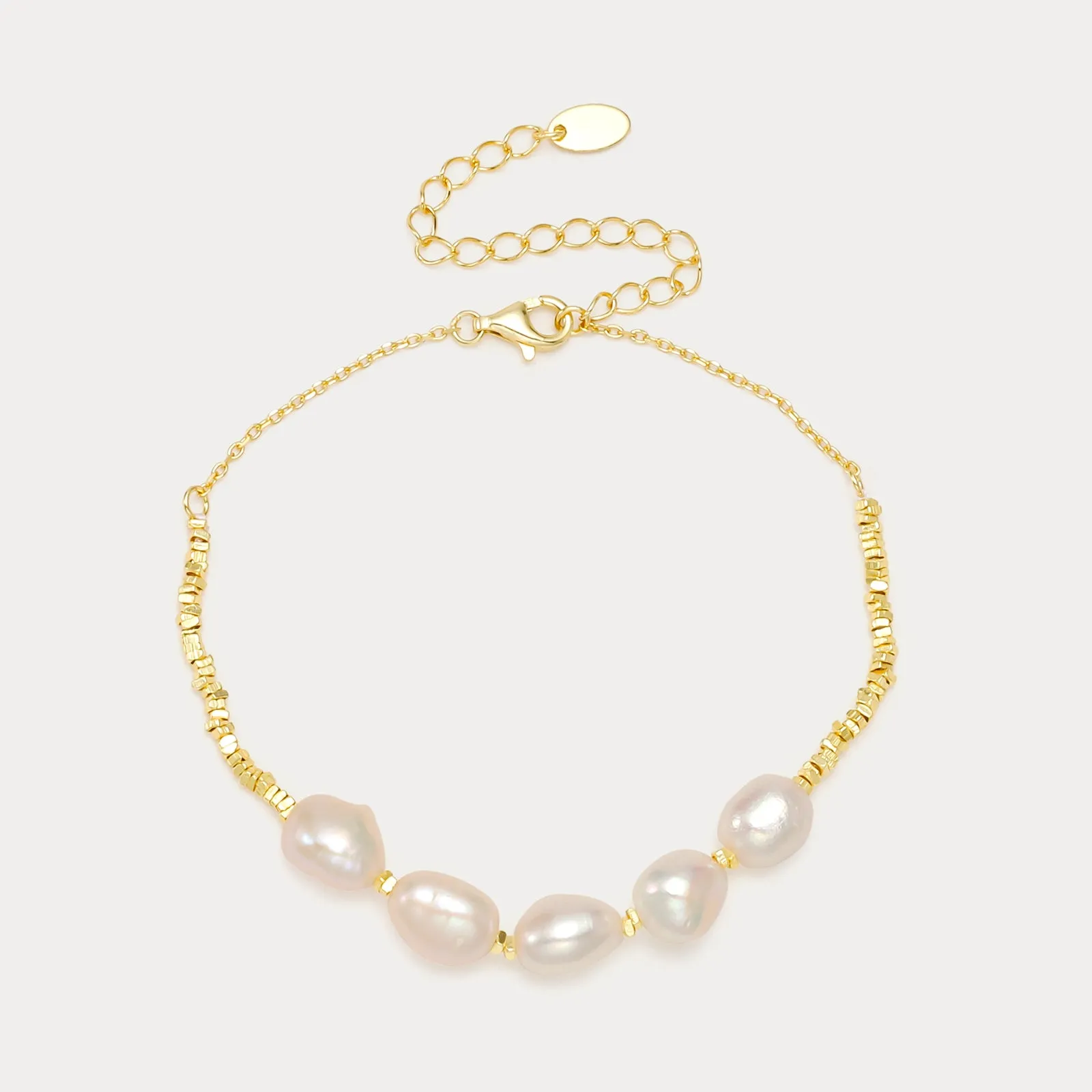 Pearl Beaded Bracelet sold by Selenichast