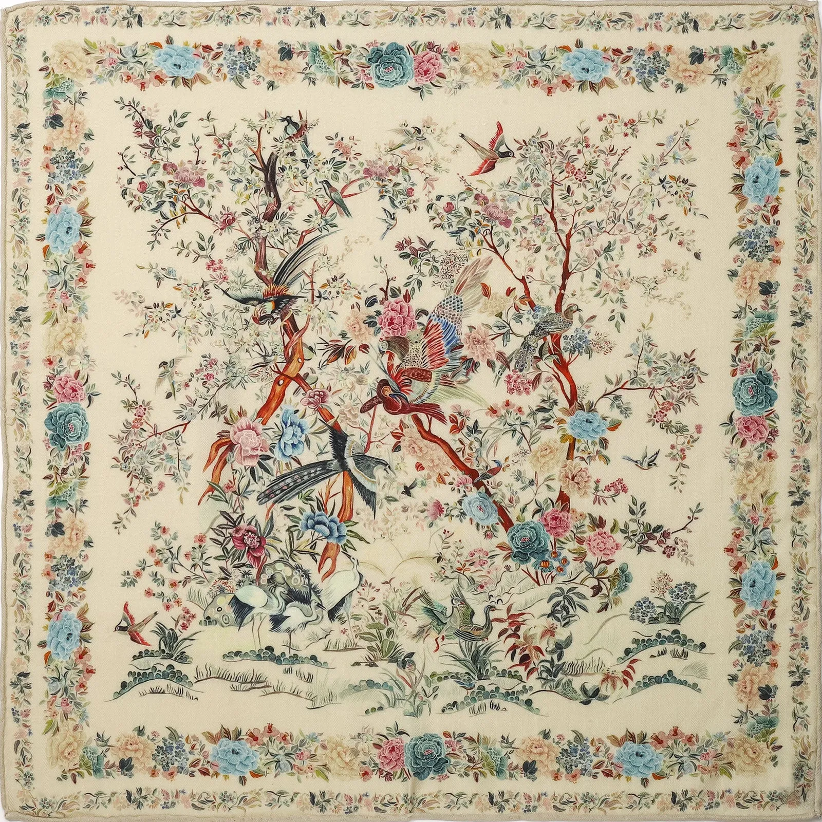 Birds Cashmere Scarf sold by Selenichast