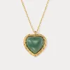 Emerald Heart Necklace sold by Selenichast